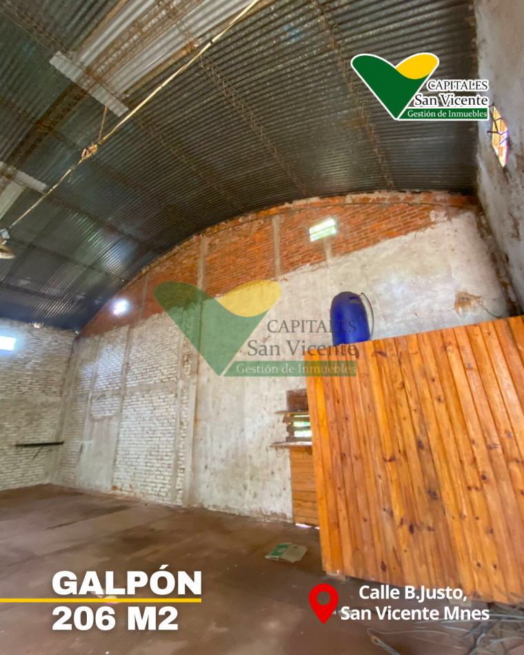 TERRENO EN VENTA CON GALPON